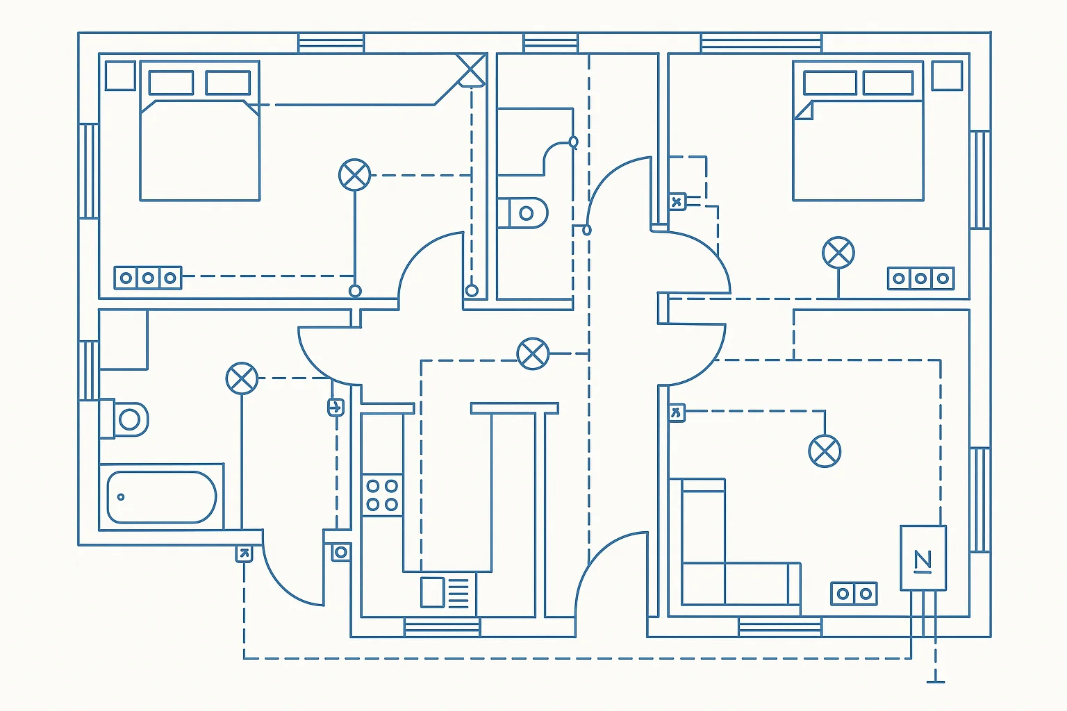 Elektroplanung im Neubau: So planen Sie die Verkabelung richtig