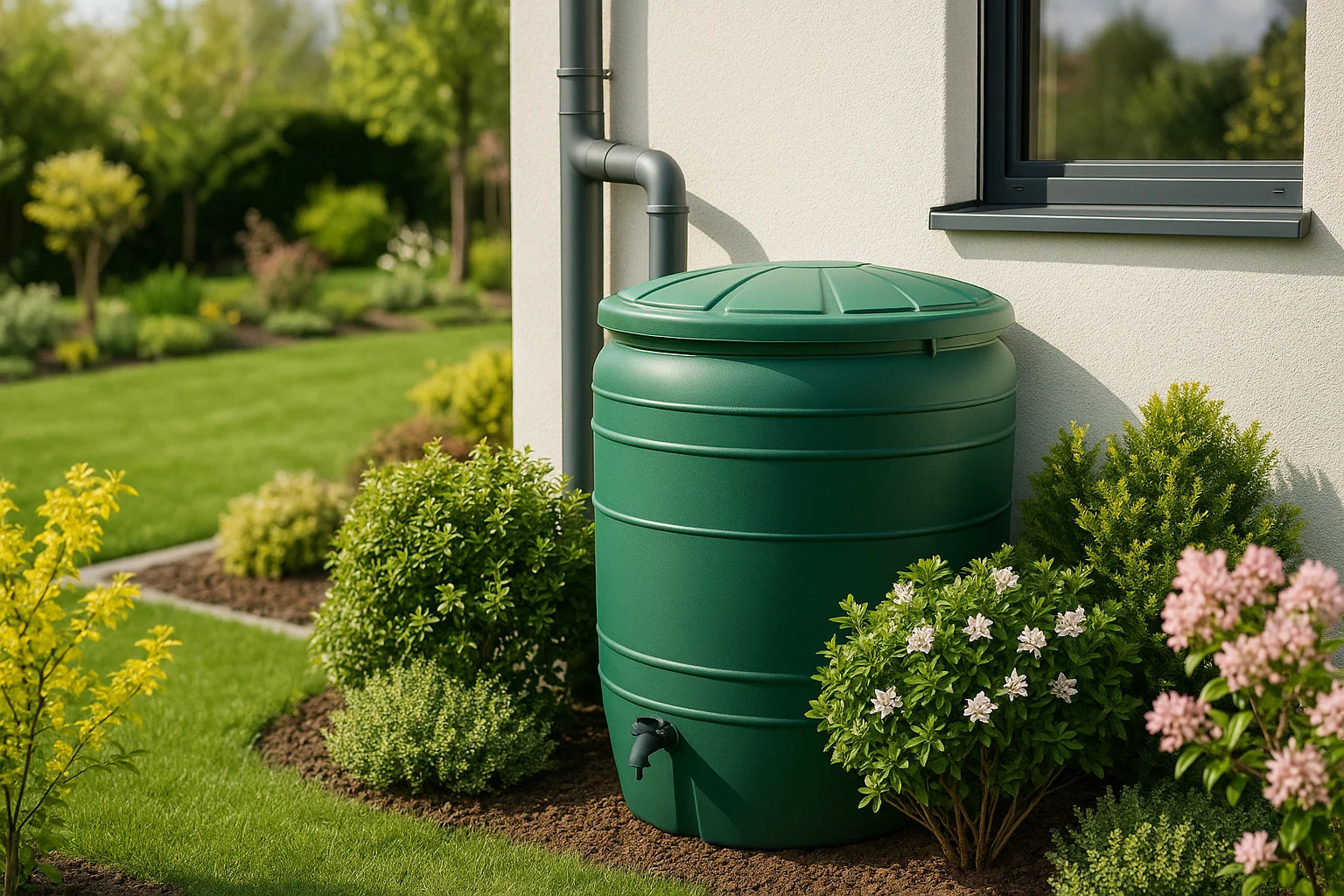 Wasserversorgung im Garten: Regenwasser sammeln und nutzen