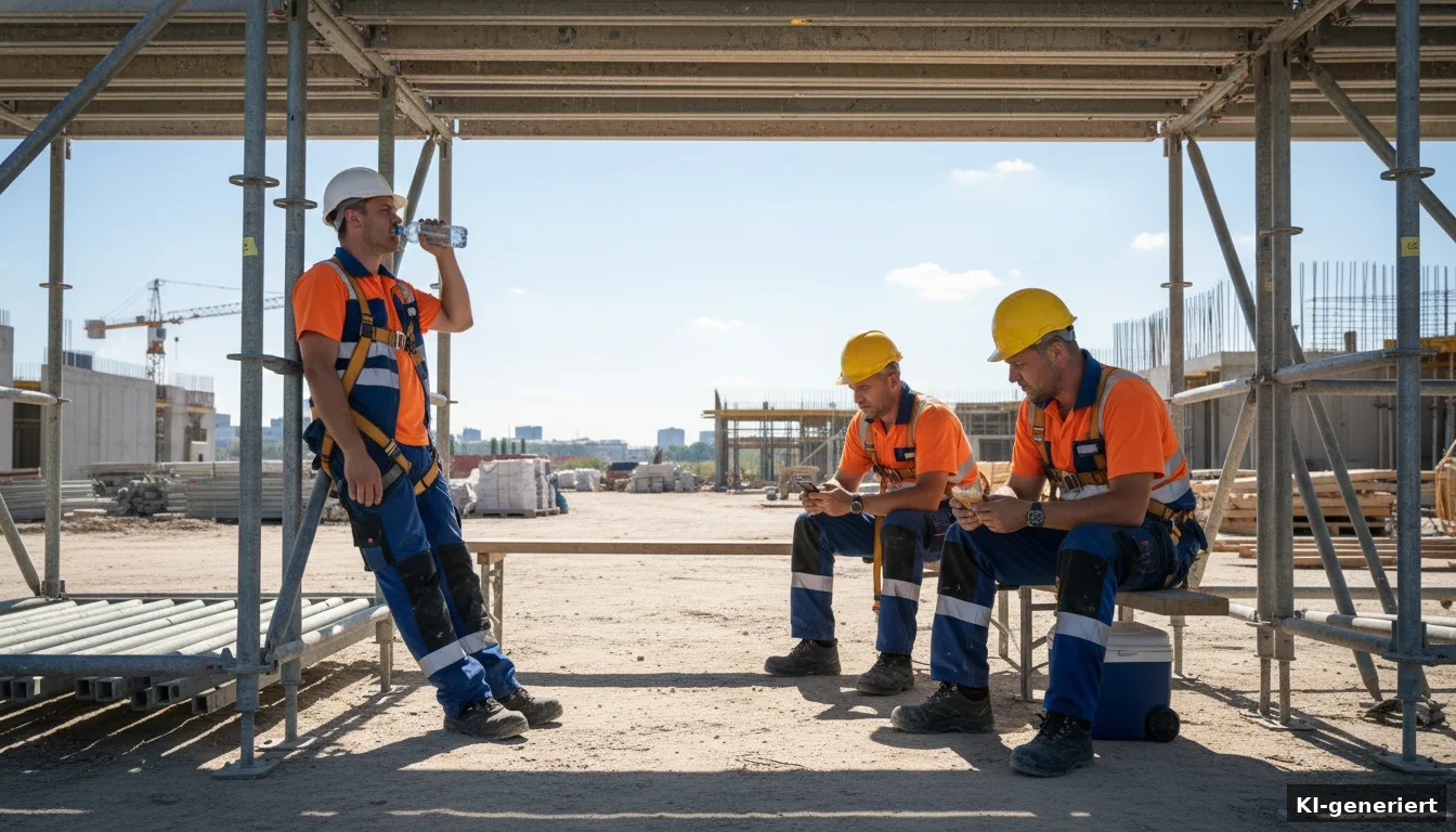 Sommerausfallgeld 2026: Hitzefrei für Gerüstbauer